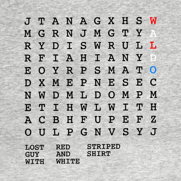 Find a Word - Waldo by transformingegg